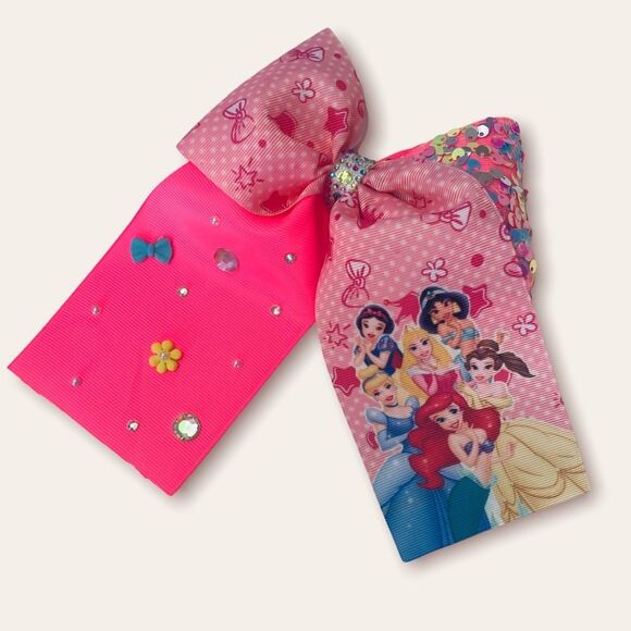 DISNEY PRINCESS Cheer Hair Bow for Girls - Picture 2 of 5